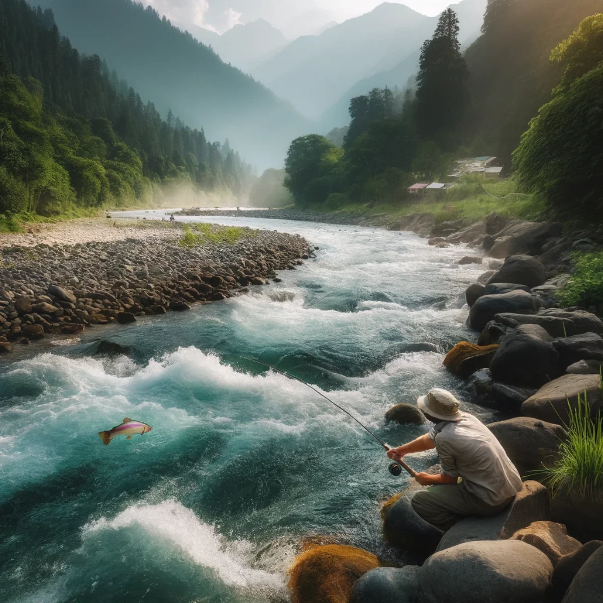 Fishing in Manali and Tirthan